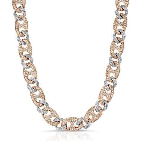 diamond gucci cuban link chain